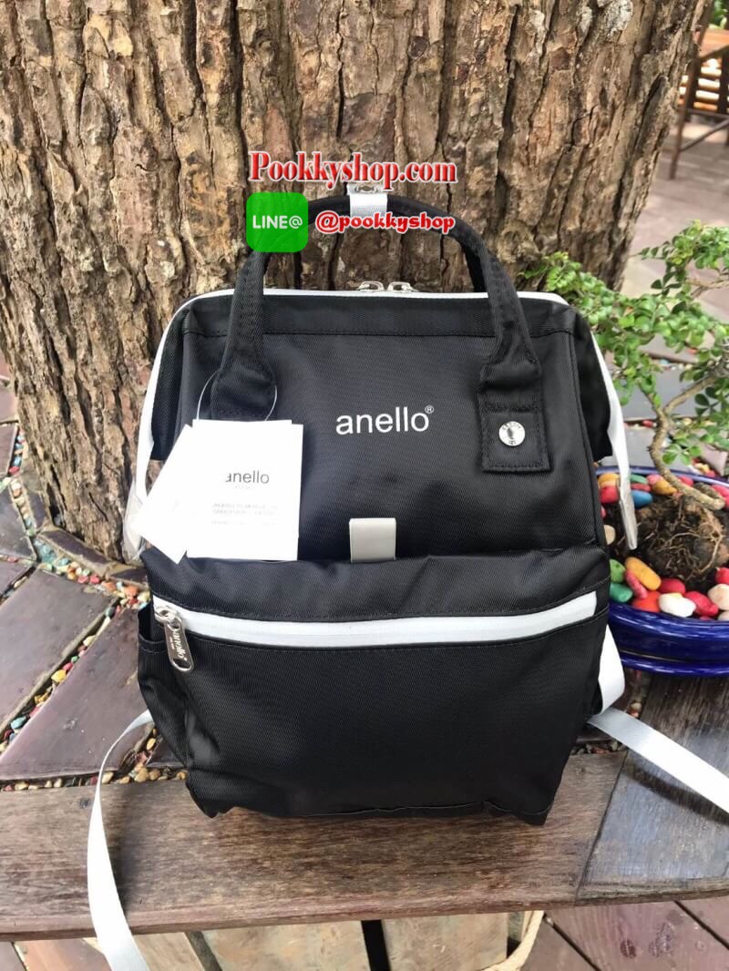 Anello Repellency Mini Backpack รุ่นใหม่ชนช้อป!!! กระเป๋าเป้สะพาย ขนาด มินิ วัสดุNylon & Polyester หนา ตัวซิปทุกจุดปิดด้วยpvc กันน้ำซึมผ่าน ตัดสีทูโทนสีเทาให้กระเป๋าดูมีสีสัน ภายในมีช่องใส่แล็ปท้อป ด้านหลังบุหนา มีตัวล็อคคาดอก เหมาะกับทุกสภาพอากาศ สวยเท่ห