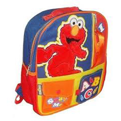z Backpack 12 Inches Sesame Street Elmo Toddler เซซามี่ สตีท กระเป๋าเป้ กระเป๋าสะพายน่ารัก ของแท้ นำเข้าจากอเมริกา