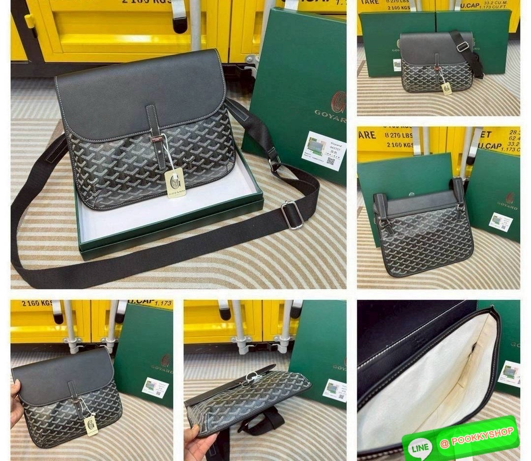 🕊️ พร้อมส่ง | Goyard Coursier Messenger bag กระเป๋าแมสเซ็นเจอร์ดีไซน์ใหม่ กะทัดรัดใช้งานได้อย่างคล่องตัว เหมาะมากสำหรับสายสปอร์ต ที่สุดของความหรูตอบโจทย์การใช้งาน ใบจริงสวยงามตามรูปค่ะ