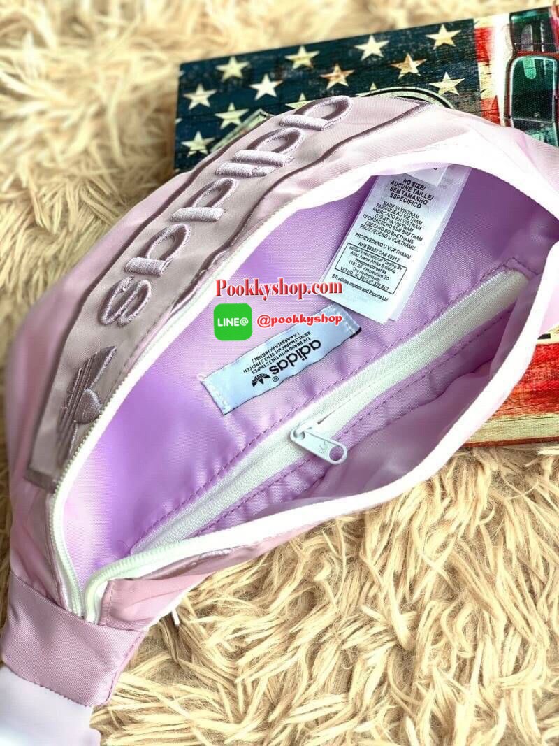 💕Adidas Originals กระเป๋า Funny Bum Bag (DV0224) กระเป๋าสะพายคาดอกหรือคาดเอวสไตล์สปอร์ต วัสดุNylon Polyester น้ำหนักเบา ใช้งานง่ายสะดวก มีช่องซิปใช้งาน2ช่อง ทั้งด้านหน้าและด้านหลัง สายปรับได้ยาวถึง105cm ดีเทลสวยๆเป็นโลโก้ปักลายแบรนด์แบบตัวนูนด้านห
