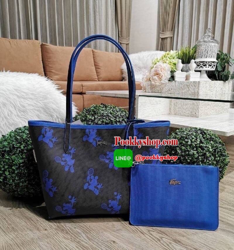 Don't Miss! Best Seller! ซื้อ1ได้ถึง2!! New! & Limited x Disney Holiday Collection Reversible Tote Bag With Clutch คอลเลคชั่นดิสนีย์ทรงTote มาพร้อมใบเล็กเข้าชุดสุดคุ้มสามารถแยกใช้ได้ วัสดุหนัง Saffiano สวยกันน้ำดูแลรักษาง่ายดีไซน์โดดเด่นมีลูก