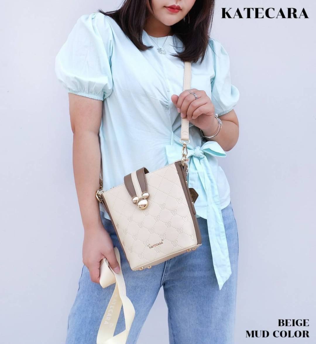 ว๊าวววๆๆ สวยมาก แบรนด์แท้ KATECARA ทรงถัง หน้ามิกกี้ มี2 สาย งานสวยมากๆ คะ