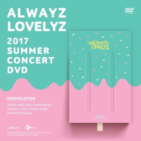 LOVELYZ 1ST DVD - 2017 SUMMER CONCERT ALWAYZ DVD(3 DISC)