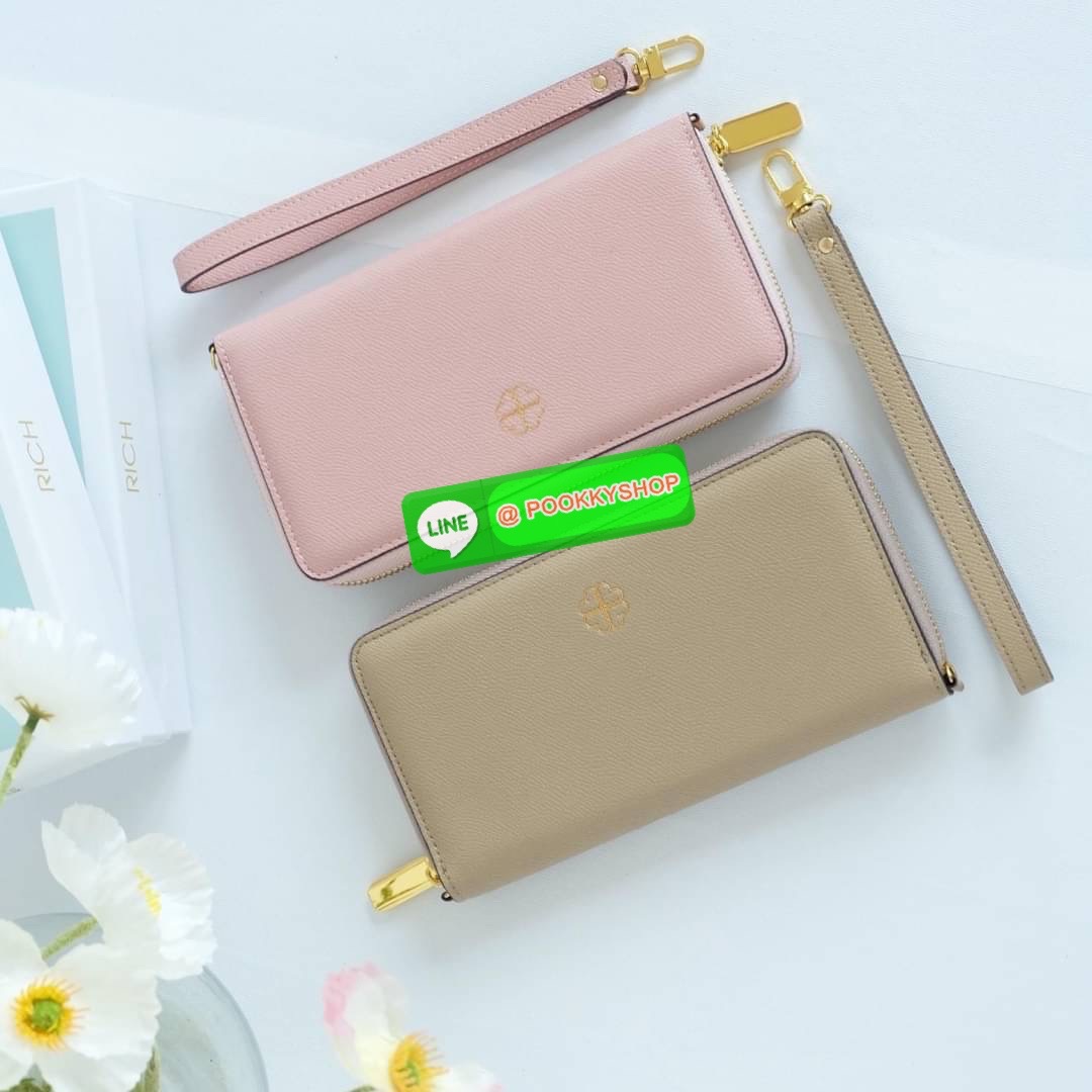 KEEP • Super Rich Collection 8 ( Long Wallet )• กระเป๋า สตางค์ขนาดยาว ซิปรอบ ภายใน จุของคุ้ม ใส่บัตร ใส่มือถือ มีช่องใส่เหรียญแยกอีกด้าน ใส่แบงค์พันได้ไม่ต้องพับ ใบจริงสวยมาก ได้ไปรับทรัพย์ทวีคูณแน่นอนค่ะ Don’t miss !!