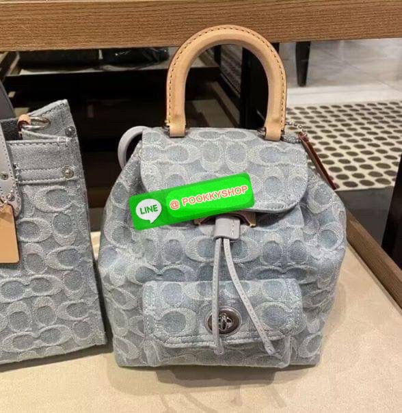 Coach Riya Backpack 21 Women Backpacks Shoulder Bag with Full Set of Coach Package