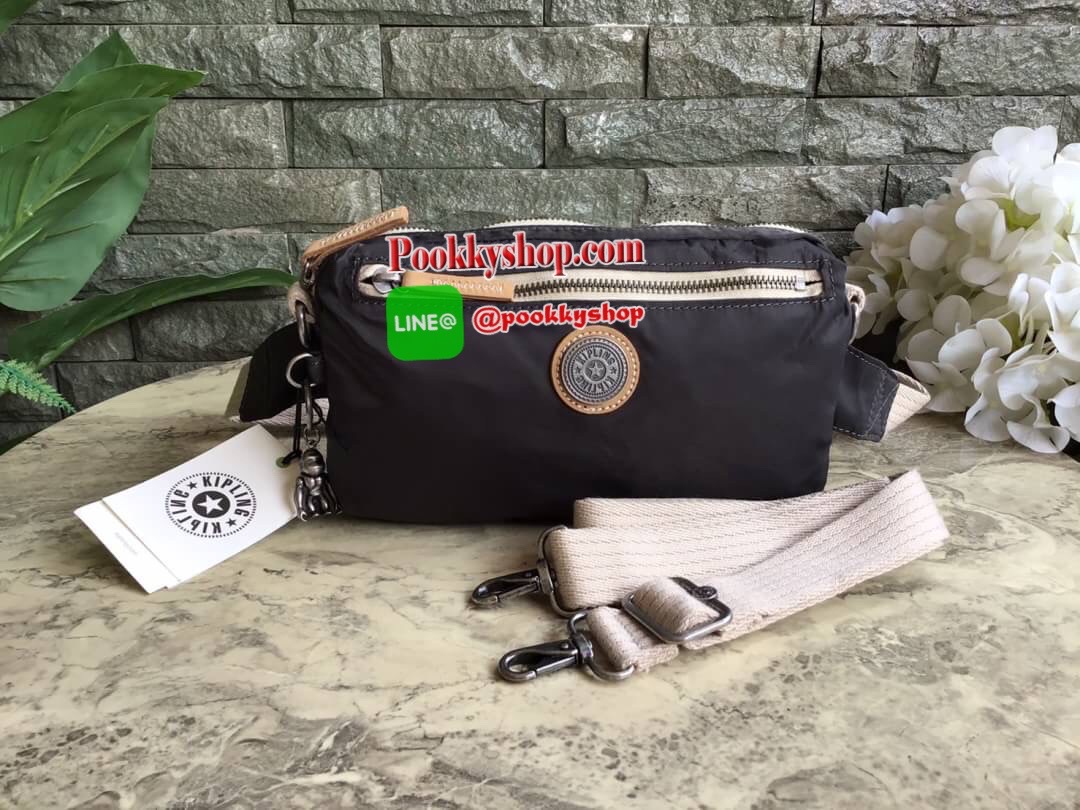 Kipling Yoku Medium Crossbody bag convertible to waistbag กระเป๋าคาดอกและสะพายข้าง คอลเลคชั่นใหม่ล่าสุดจาก Part of the Edgeland Plus วัสดุ100% polyester วัสดุกันน้ำ สีสันสไตล์วินเทจ ดูเป็นเอกลักษณ์ น้ำหนักเบา สะพายแล้วคล่องตัว ภายในกว้าง ใส่กระเป๋าเงินใบย