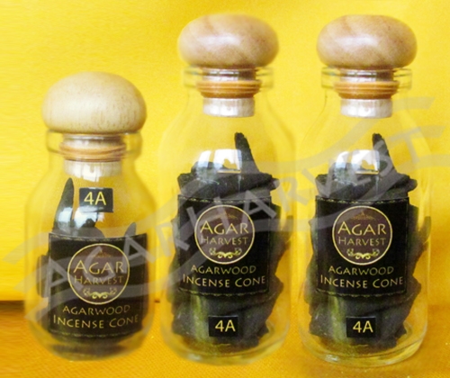 AgarHarvest ธูปปั้น ไม้หอม ไม้กฤษณา แท้ Agarwood Incense Cone (4A Excellence Grade) 60 gm