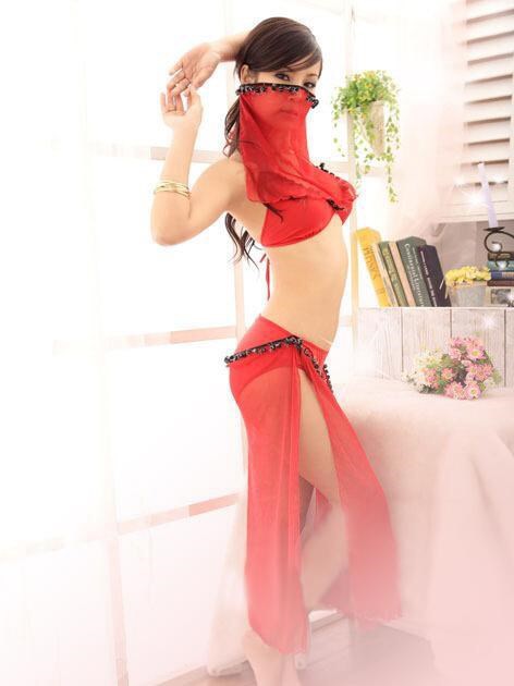 ชุดเซ็กซี่ชุดแฟนซี จินนี่จ๋า สาวน้อยในตะเกียงวิเศษ สไตล์สาวอาหรับ แนวฮาเล็มสีดำ ทอง ตัวบราด้านบนเป็นผ้าเลื่อมโปร่ง กางเกงเป็นผ้าซีทรูสีดำ ข้อเท้ายางยืด พร้อมจีสตริงและผ้าคาดจมูก ชุดนี้ตกแต่งสวยมากคะ