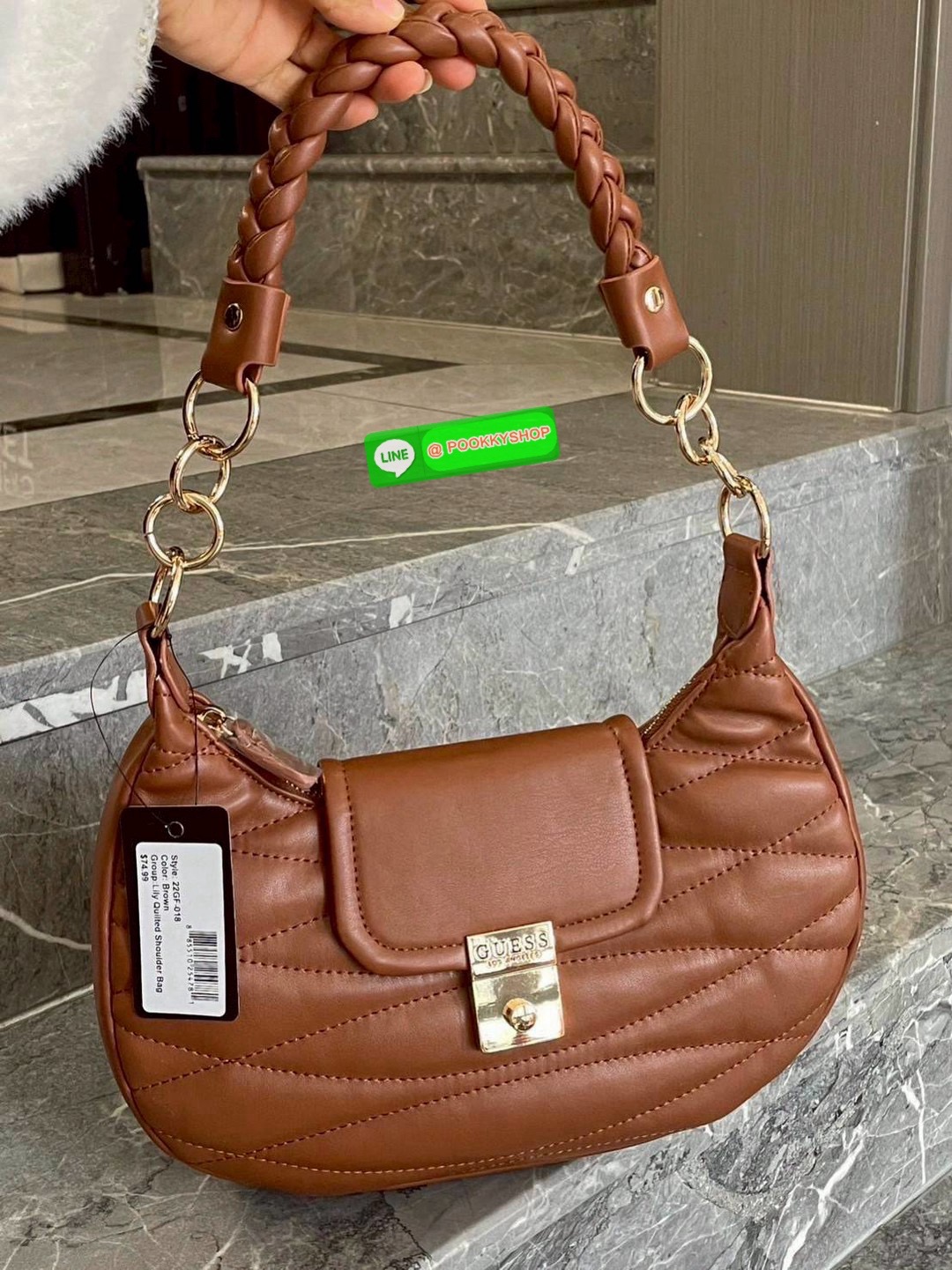 Guess งานเเท้ usa lily Quited shoulder back