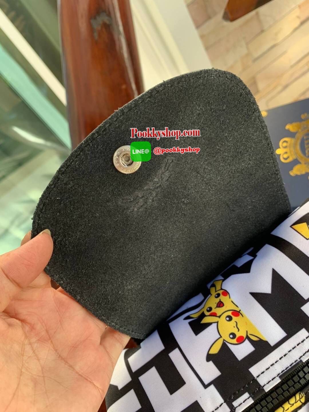 LONGCHAMP LE PLIAGE COLLECTION POKEMON BACKPACK เป้สะพายสไตล์ Le pliage ที่มี "ปิกาจู" ไปวิ่งเล่นอยู่บนกระเป๋าที่ออกมาเป็นซีรีส์ซะเลย