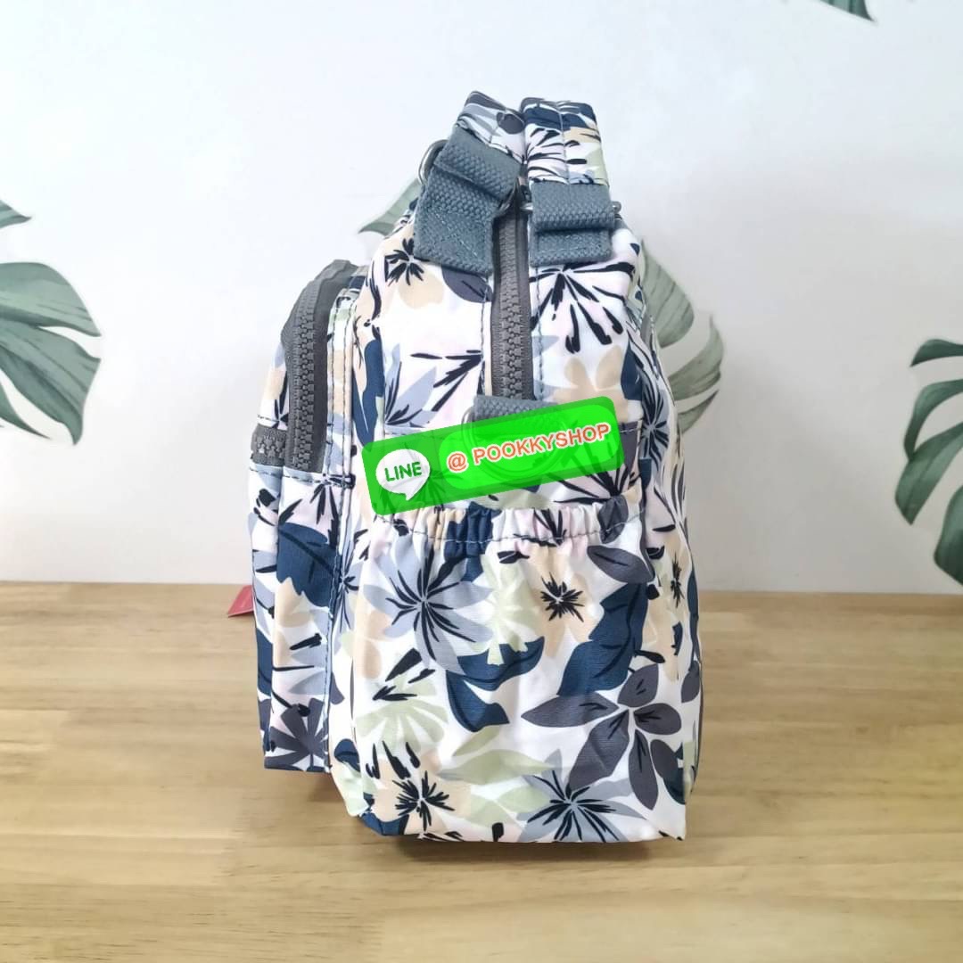 KIPLING Square Handbag & Shoulder bag กระเป๋าถือหรือสะพายข้าง ขนาดกลาง วัสดุ Polyester 100%