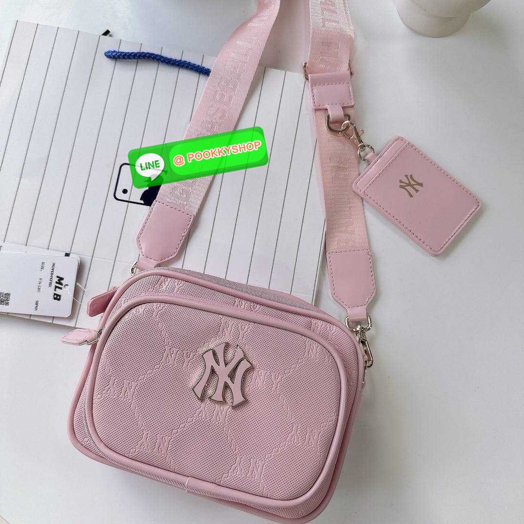กระเป๋าNY สะพายข้าง ใส่โทรศัพท์ได้ทุกรุ่น แถมที่ใส่บัตร สายสปอร์ตปรับระดับได้