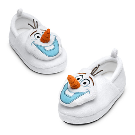 z Olaf Plush Slippers - Frozen (15cm.) from USA รองเท้าโอลาฟ ของแท้ นำเข้าจากอเมริกา