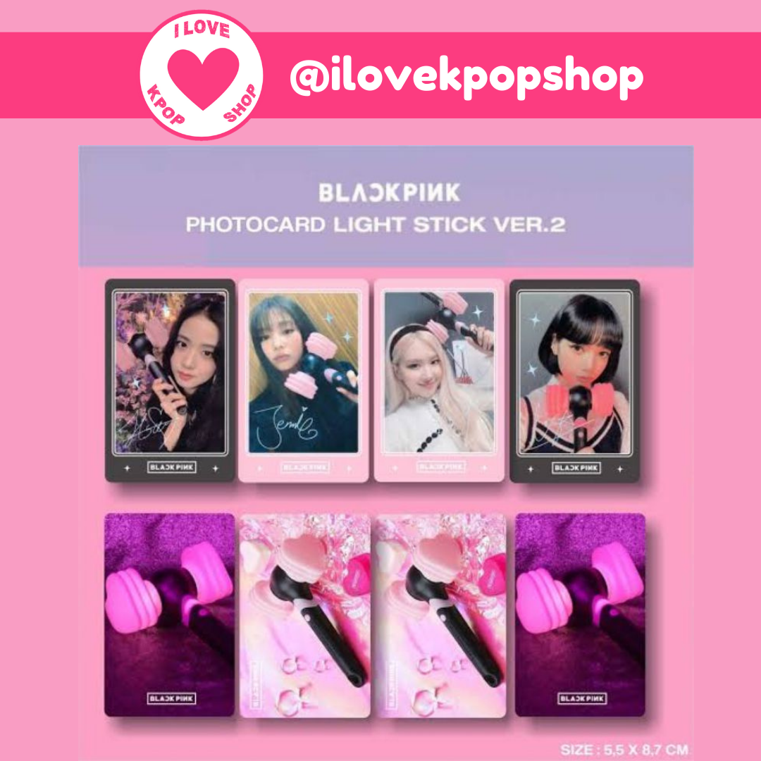 พร้อมส่ง การ์ดแท่งไฟ BLACKPINK VER.2 LIMITED EDITION ของแท้100%