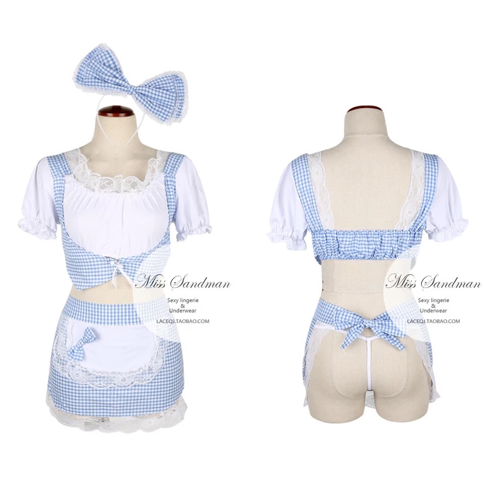 ชุดเมทสาว แสนสวย คอสเพลย์ ชุดสาวใช้ สุดเซ็กซี่