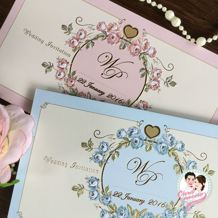 การ์ดแต่งงานวินเทจ