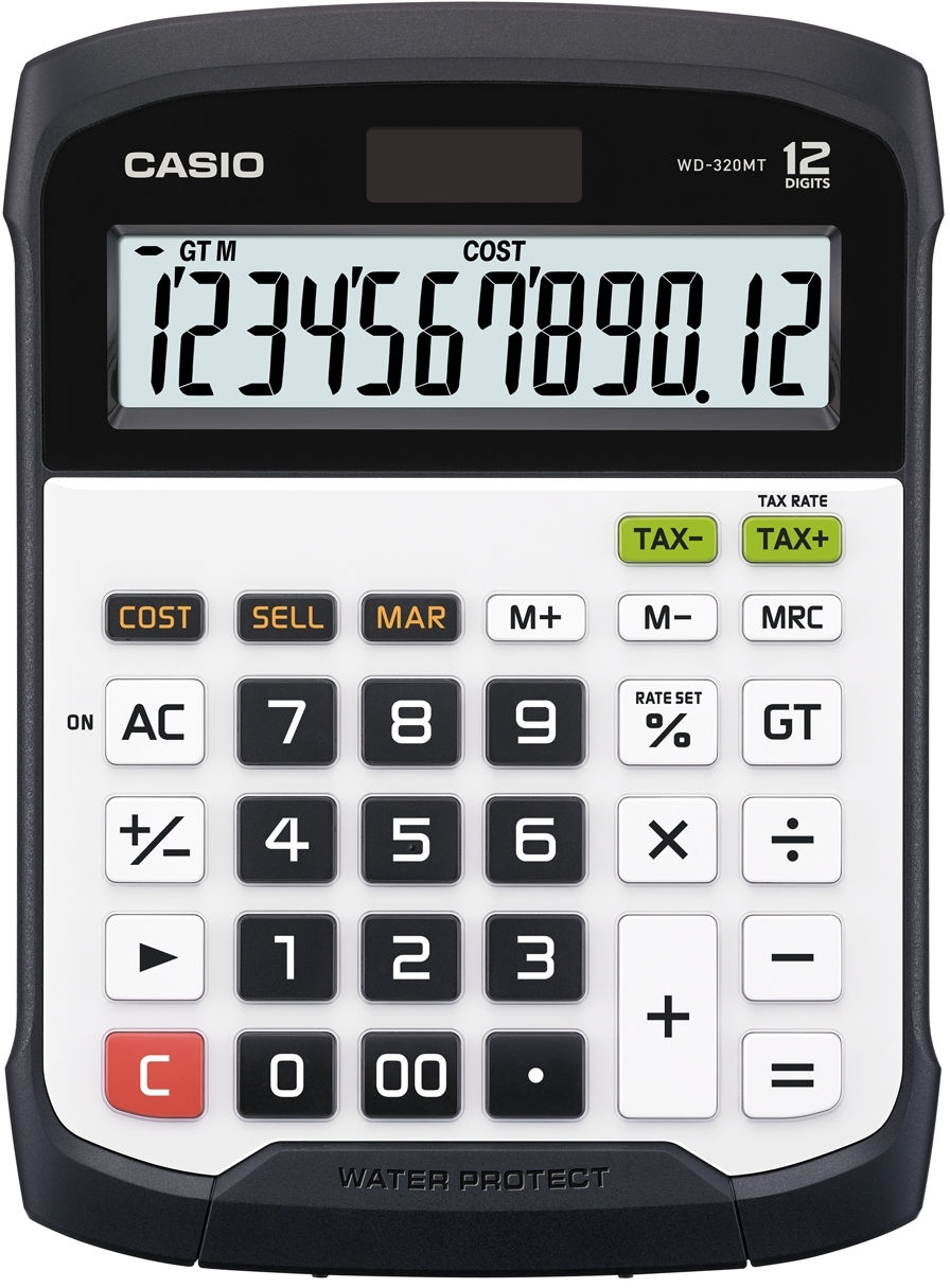เครื่องคิดเลขตั้งโต๊ะ 12 หลัก Casio # WD-320MT