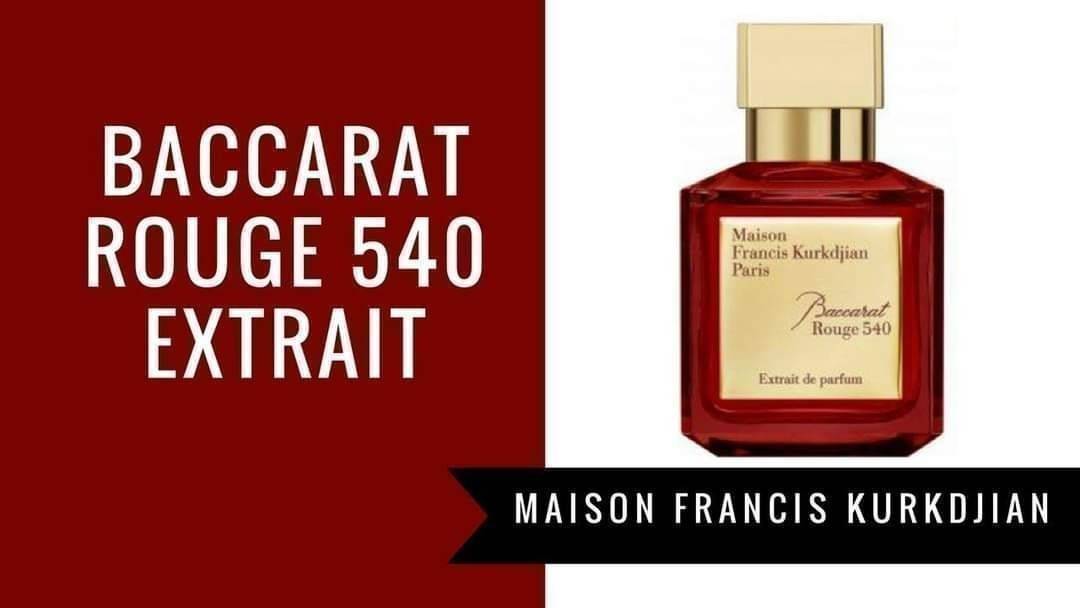 น้ำหอม Maison Francis Kurkdjian Baccarat Rouge 540 Extrait de Parfum