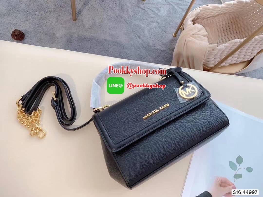 MICHAEL MICHAEL KORS Saffiano Leather สีดำ(มีสีเดียว) 100% Saffiano Leather