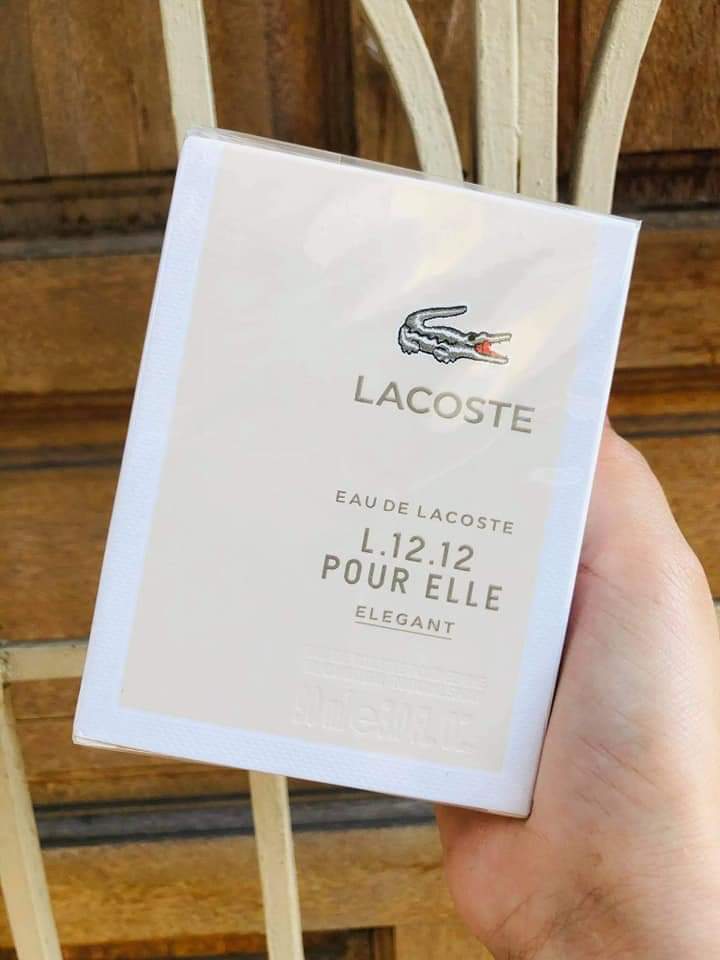 น้ำหอม LACOSTE L.12.12 POUR ELLE ELEGANT 90 ml.