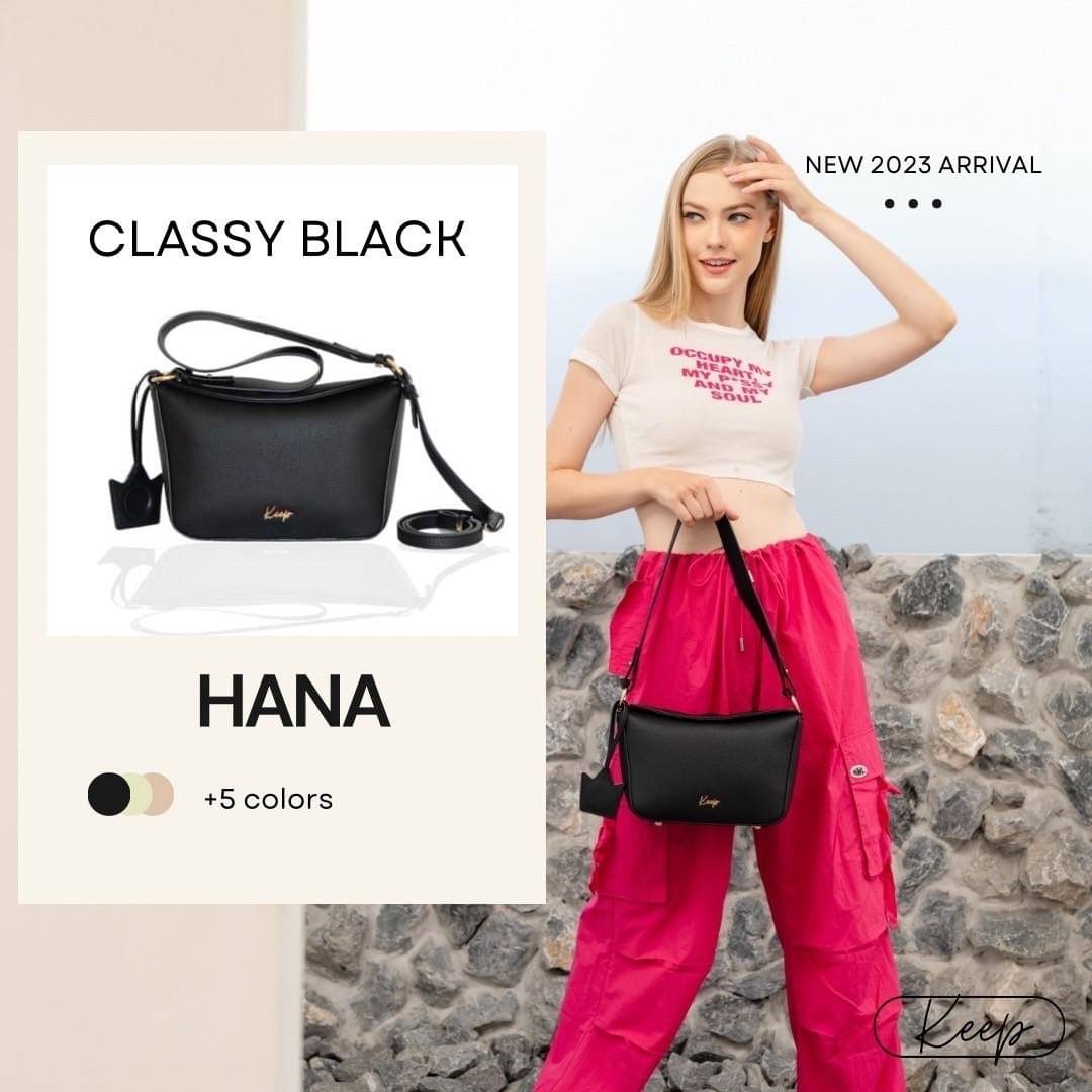 New in ! Our Summer collection KEEP ' Hana handbag ' กระเป๋าถือ / สะพาย Minimal ที่จะเป็น Everyday bag ของทุกคนแน่นอนค่า