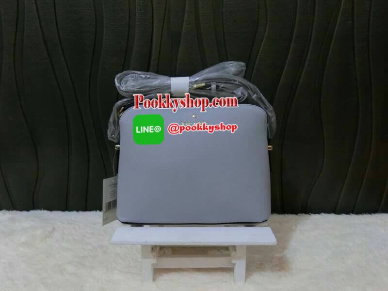 KATE SPADE CEDAR STREET MANDY แบรนด์ดังจากอเมริกาสุดฮิต กระเป๋าขนาดน่ารัก สะพายข้าง หนัง saffiano ภายในลายสวยเก๋สีทองเรียบหรู ทรงแข็งอยู่ทรง MUST HAVE!!