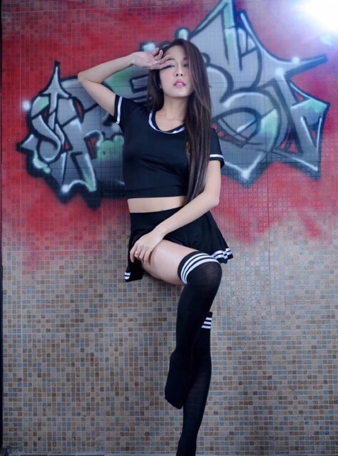 ชุดคอสเพลย์ ชุดพละ นร.ญี่ปุ่น ชุดนักเรียน ญี่ปุ่น (.set ประกอบด้วย: เสื้อ +กระโปรง +ถุงเท้า+G-string ) สำเนา สำเนา