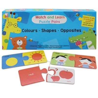 Dickens Match & Learn Puzzle Pairs จิ๊กซอว์เสริมพัฒนาการ (2 ปีขึ้นไป)