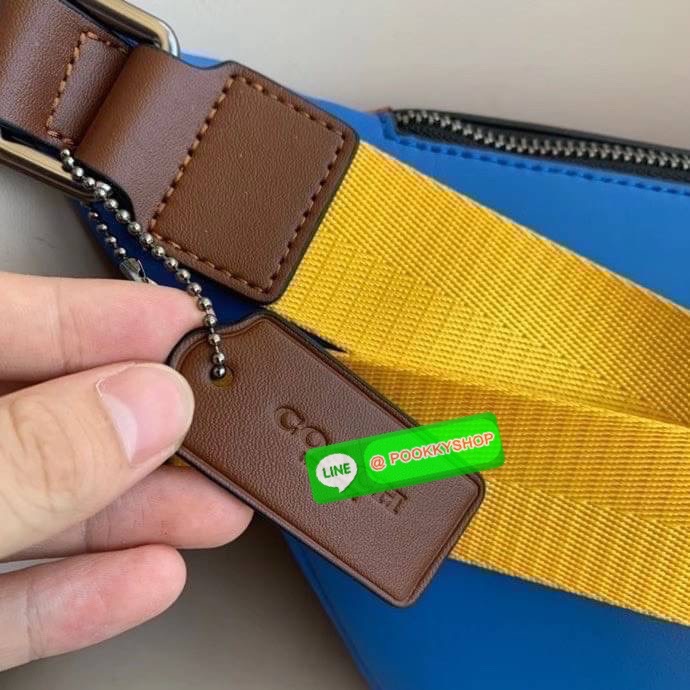 Coach 962 Rivington Belt Bag in Signature Canvas with Coach Patch