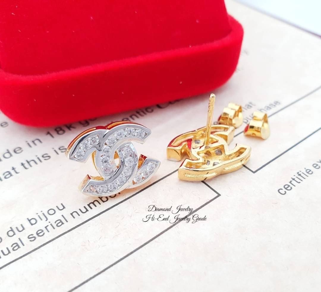 High-Quality !!! (( Jewelry Grade)) Chanel earing งานเพชรสวิส เพชรคัดเกรด เพชรสวย ใส เด้งไฟมากๆๆ สวยวิ้งมากกกกกค่ะ ที่สำคัญเป็นงานเกรดจิวเวลรี่ด้วยค่ะ งานฝังอย่างดีค่ะ