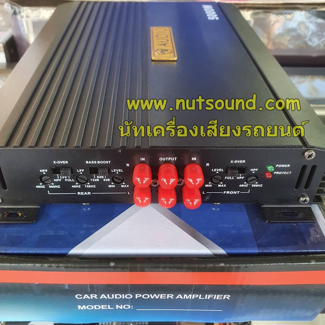 เพาเวอร์แอมป์รถยนต์ 4 CH 5000 W ยี้ห้อ AE AUDIO