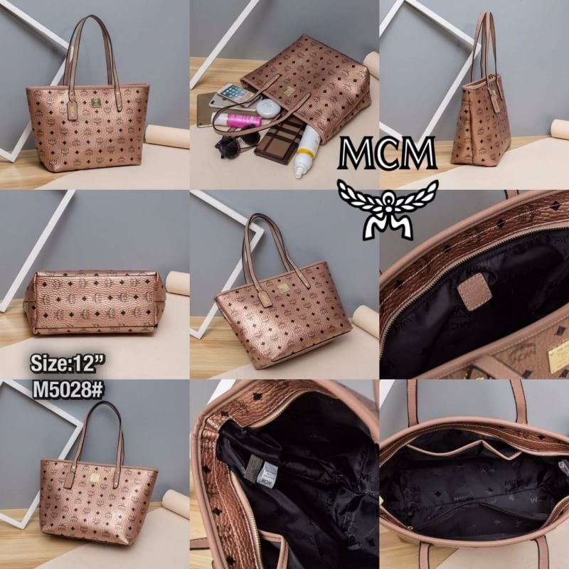 กระเป๋าสะพาย MCM งานพรีเมี่ยม ปั้มครบ พร้อมถุงผ้า