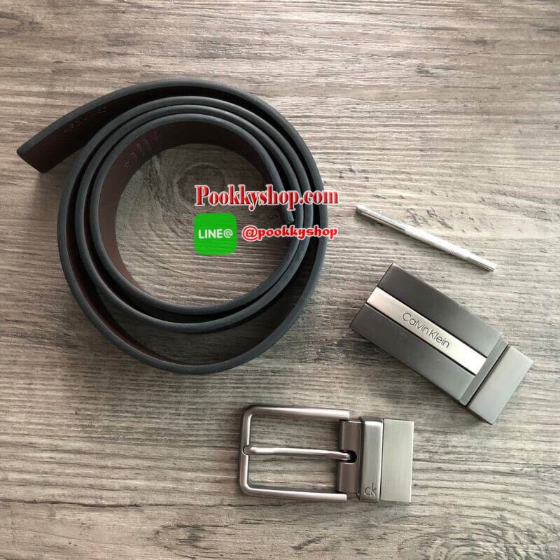 Calvin Klein Belt and Buckle Set เซตสุดคุ้ม!! เข็มขัด + หัวเข็มขัด 2 ชิ้น จะมอบเป็นของขวัญหรือใช้เองก็แนะนำเลยค่าา