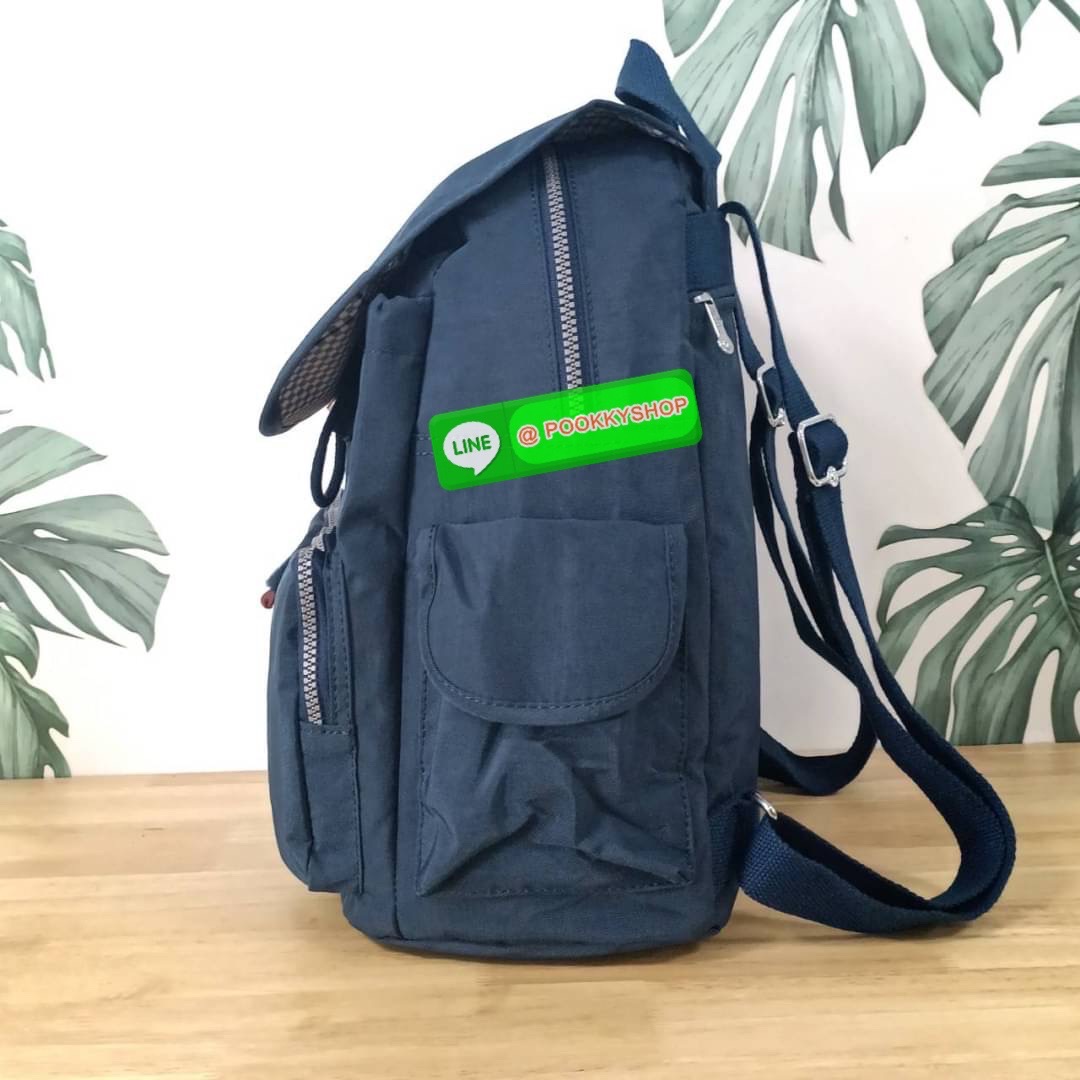 Kipling City Pack Medium Backpack กระเป๋าเป้ Kipling ขนาดกลาง วัสดุ Polyester 100% มีหูหิ้วด้านบน -ด้านหลัง มีซิปหลัง 1ช่องลึก -ด้านข้างมีช่องใส่ของเล็กน้อยทั้ง 2 ด้าน เปิด-ปิด ด้วยกระดุมแม่เหล็ก -ด้านหน้ามีช่องซิปใส่ของแยก 1 ช่อง และ ช่องปรับขนาดด้วยสายล