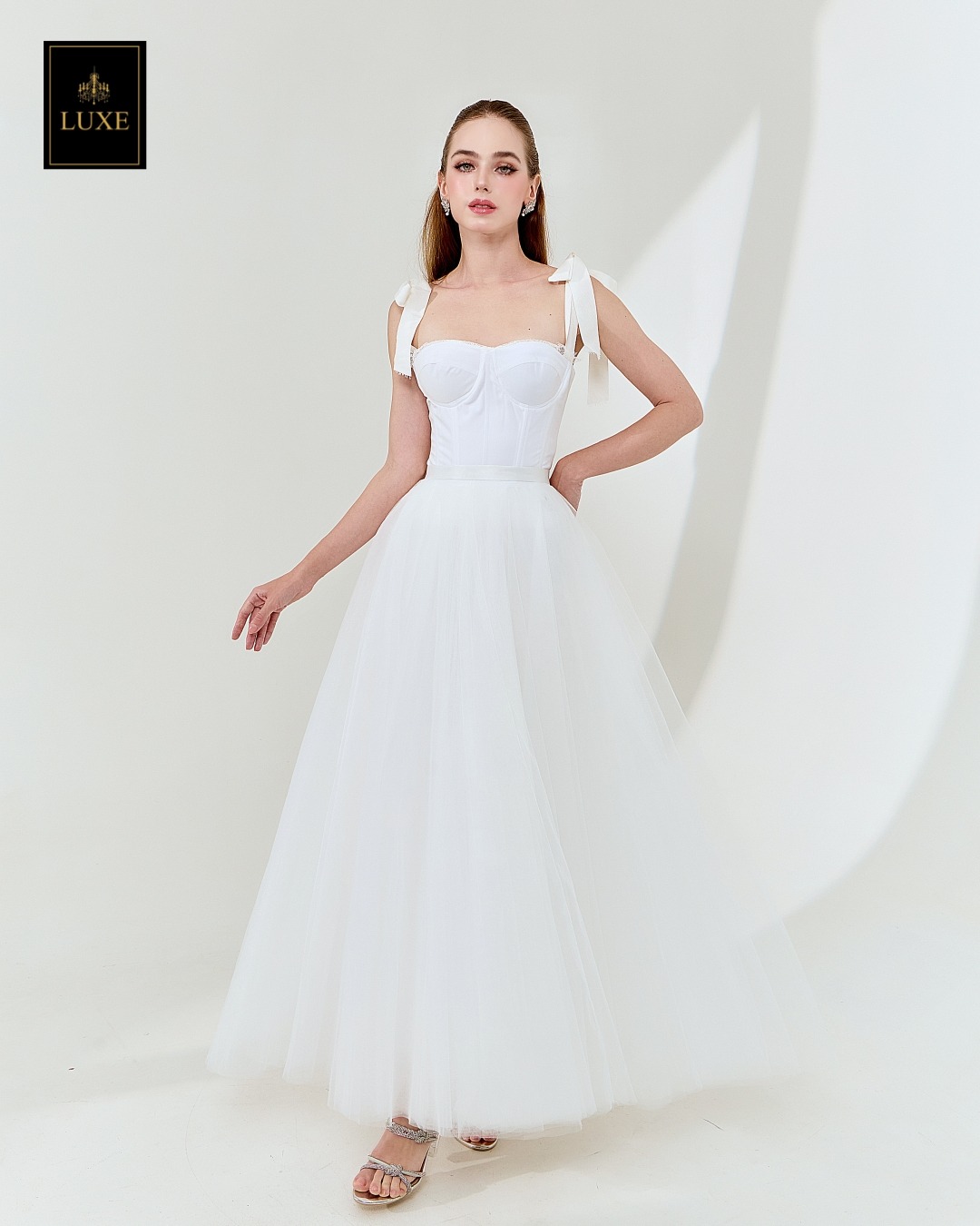 กระโปรงแฟชั่น กระโปรงบานทรงวงกลม ด้านในมีโครงช่วยให้กระโปรงบานสวย