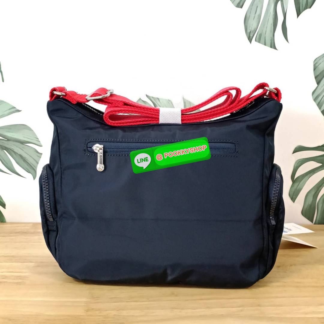 Kipling GABBIE Mini Doremon Blue กระเป๋าสะพายข้างรุ่นใหม่จาก Kipling X Doremon Collection วัสดุด้านนอก Nylon + ซับใน Polyester