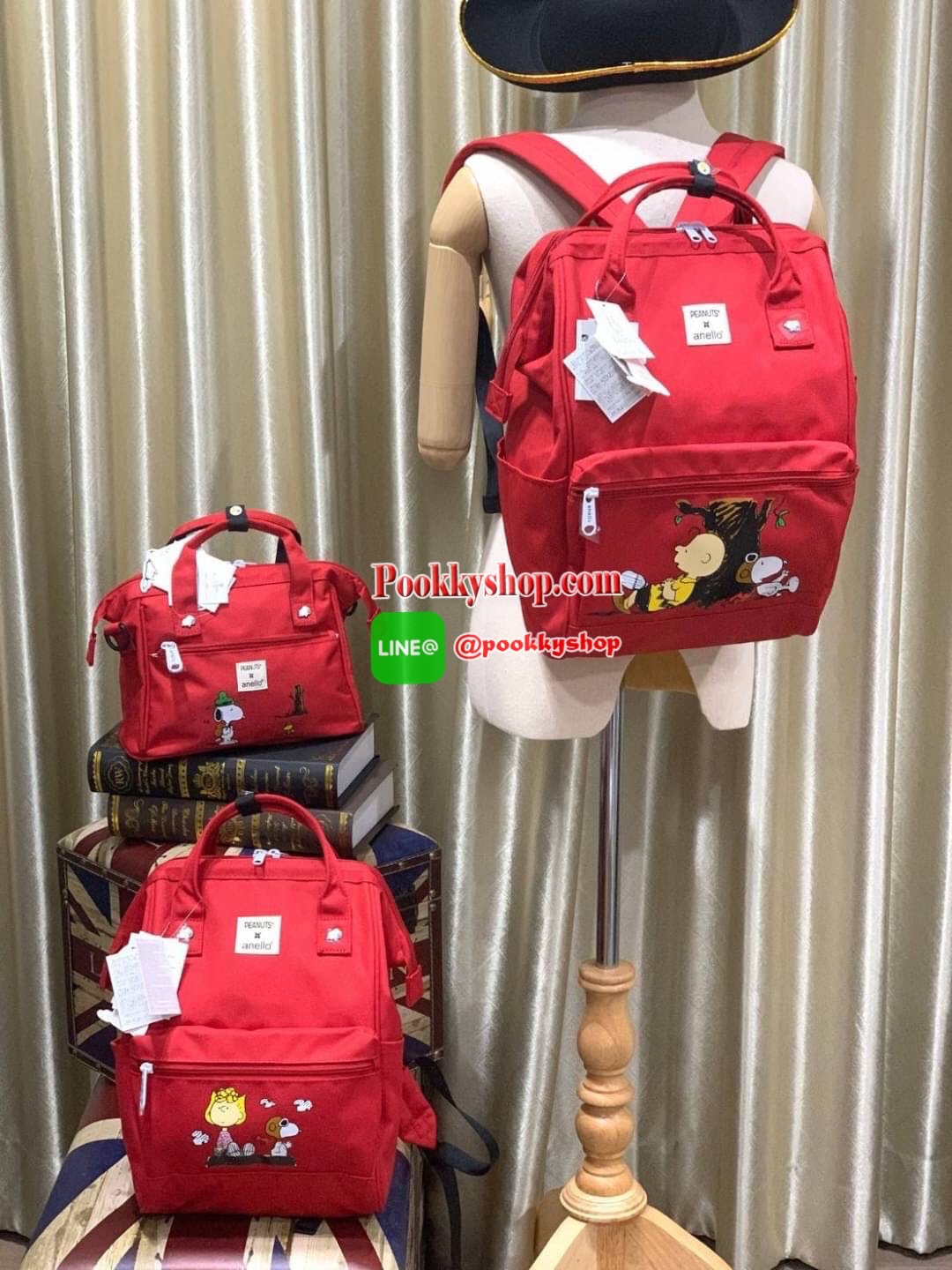 Anello X Peanuts 2 ways Boston regular size(Os-S044) ได้ Collaboration หรือเป็นการร่วมงานกับตัวการ์ตูนสุดคลาสสิคอย่าง Peanuts มานำเสนอโดยเอาคาแลคเตอร์ ในการใช้ชีวิตประจำวัน ที่เหมาะสม มาวางบนตัวกระเป๋า กระเป๋า anello (อเนลโล่) กระเป๋าเป้แบรนด์ของญี่ปุ่น ท