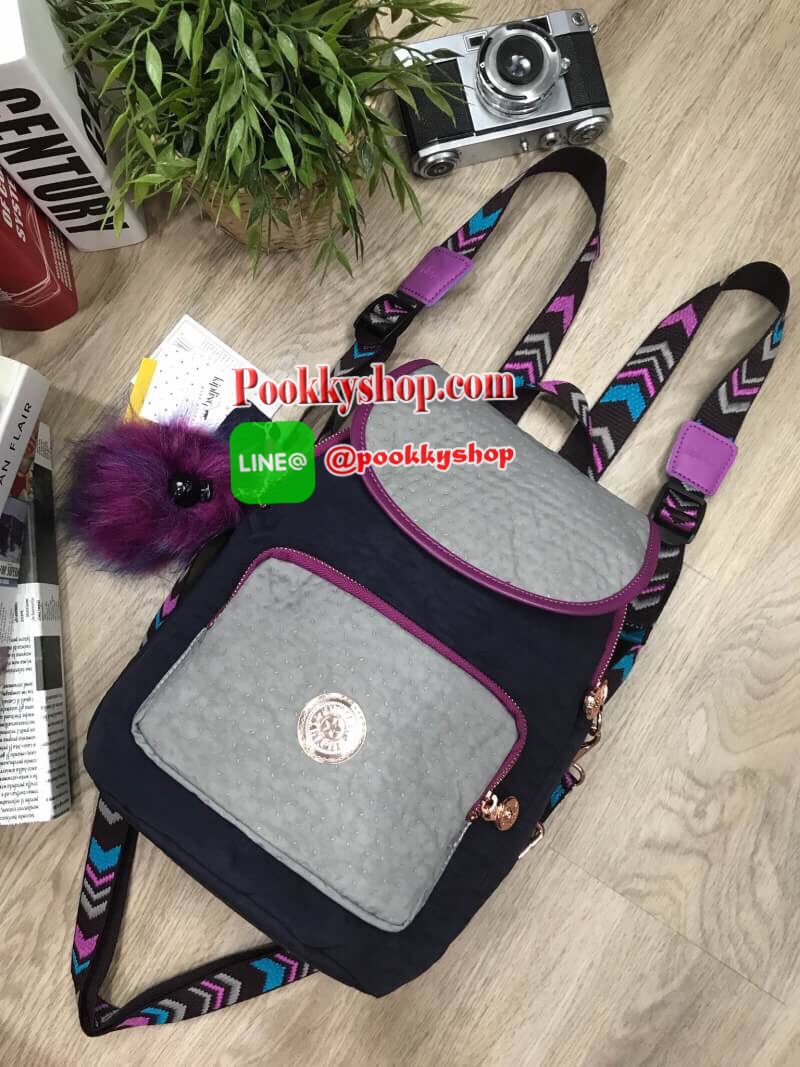 พร้อมส่งความสวย..ราคาสุดคุ้ม! NEW ARRIVAL! KIPLING ART 2WAY BACKPACK กระเป๋าสะพายเป้สไตล์ลำลองรุ่นใหม่ล่าสุดวัสดุ Nylon+Polyester 100% โดดเด่นที่สามารถสะพายได้หลายแบบ ทั้งแบบเป้ หรือใช้สายยาวสะพายไหล่ได้ Crossbodyได้ หูหิ้วเเละสายสะพายลวดลายสวยตามคอนเซปคอ