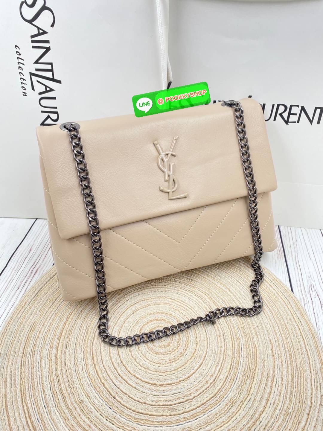 SAINT LAURENT Large Sunset Shoulder Bag