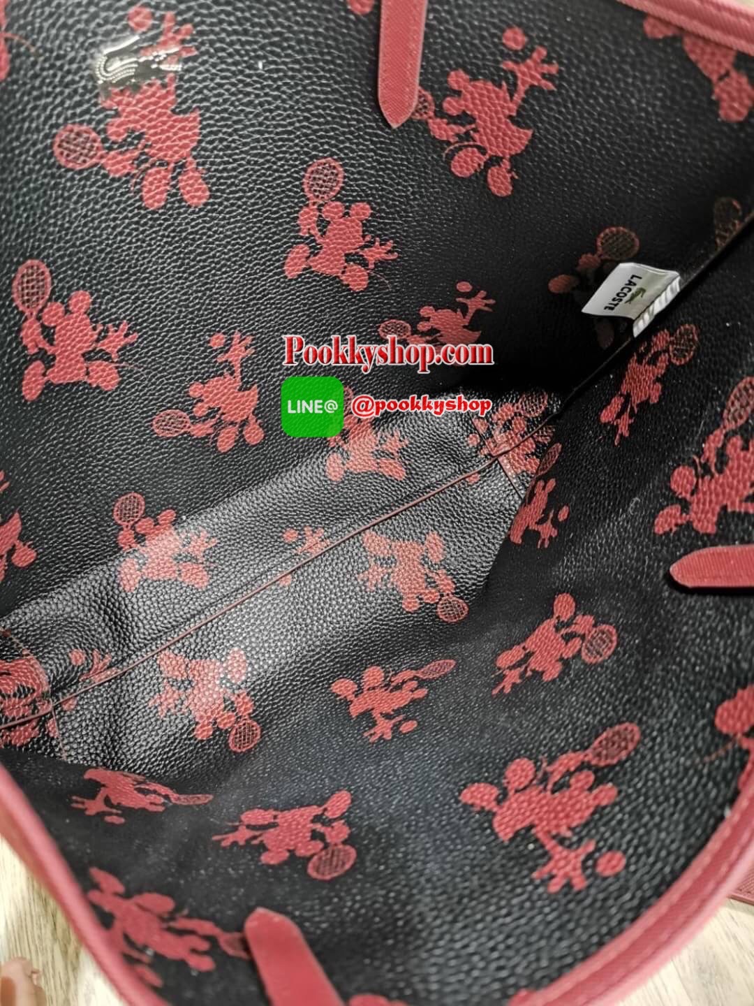 Don't Miss! Best Seller! ซื้อ1ได้ถึง2!! New! & Limited x Disney Holiday Collection Reversible Tote Bag With Clutch คอลเลคชั่นดิสนีย์ทรงTote มาพร้อมใบเล็กเข้าชุดสุดคุ้มสามารถแยกใช้ได้ วัสดุหนัง Saffiano สวยกันน้ำดูแลรักษาง่ายดีไซน์โดดเด่นมีลูก