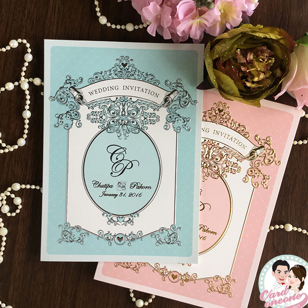 การ์ดแต่งงานวินเทจ