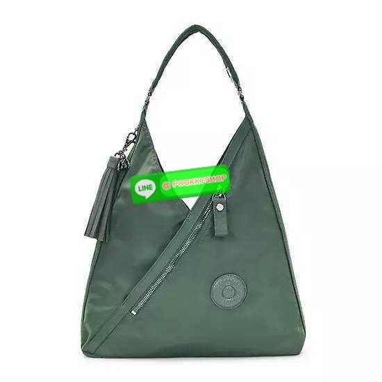 Kipling Olina Shoulder bag Collection Paka กระเป๋าถือหรือสะพาย วัสดุ Polyester100% อะไหล่สี Rose gold