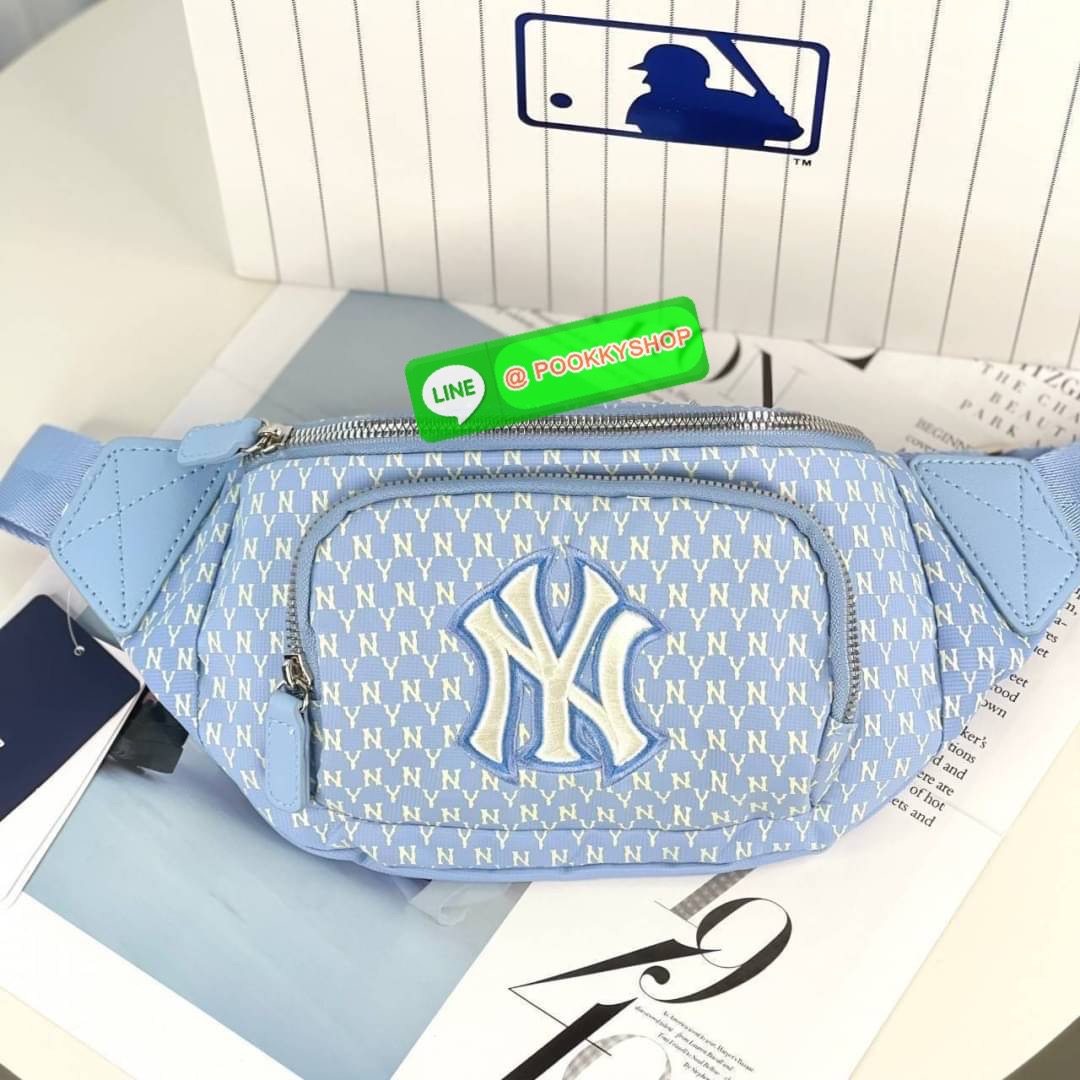 MLB แท้ Outlet กระเป๋าคาดอกคาดเอว คอลใหม่ มาพร้อมกับใบลูก 1 ใบ อุปกรณ์ ป้ายแบรนด์ ถุงห่อตราแบรนด์