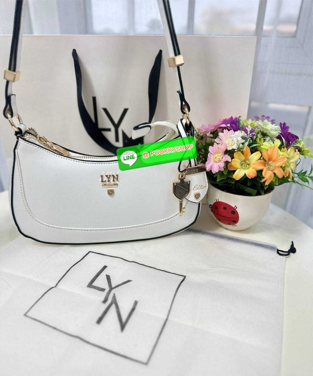 💝กระเป๋าลิน Lyn คล้องไหล่ได้ สะพายข้างได้