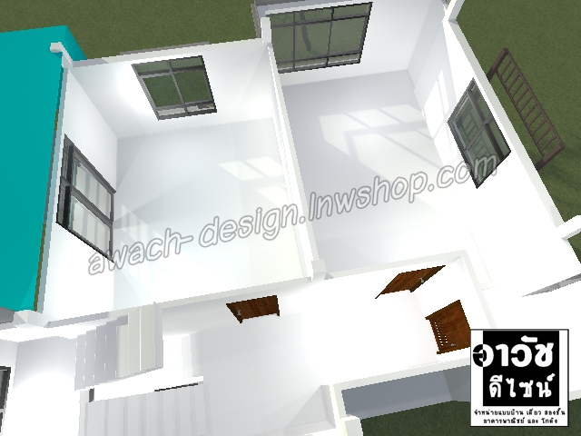 C0220 แบบบ้านพักอาศัย 3 ชั้น 3 ห้องนอน