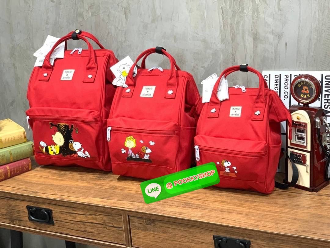 ANELLO x Peanuts Backpack (Size Kids) os-s043 ได้ Collaboration หรือเป็นการร่วมงานกับตัวการ์ตูนสุดคลาสสิคอย่าง Peanuts มานำเสนอโดยเอาคาแลคเตอร์ ในการใช้ชีวิตประจำวัน ที่เหมาะสม มาวางบนตัวกระเป๋า กระเป๋า anello (อเนลโล่) กระเป๋าเป้แบรนด์ของญี่ปุ่น ที่มีเอก