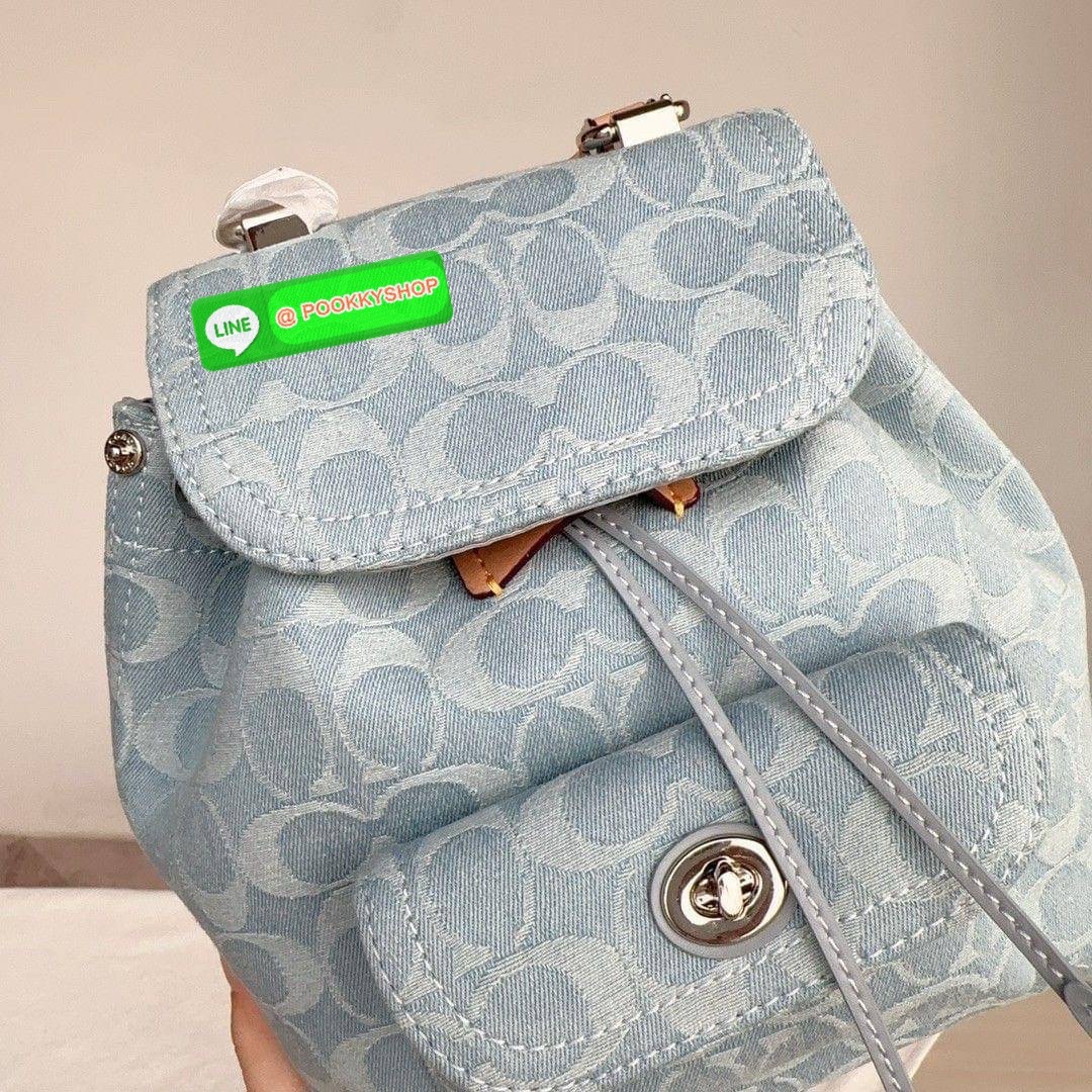 Coach Riya Backpack 21 Women Backpacks Shoulder Bag with Full Set of Coach Package