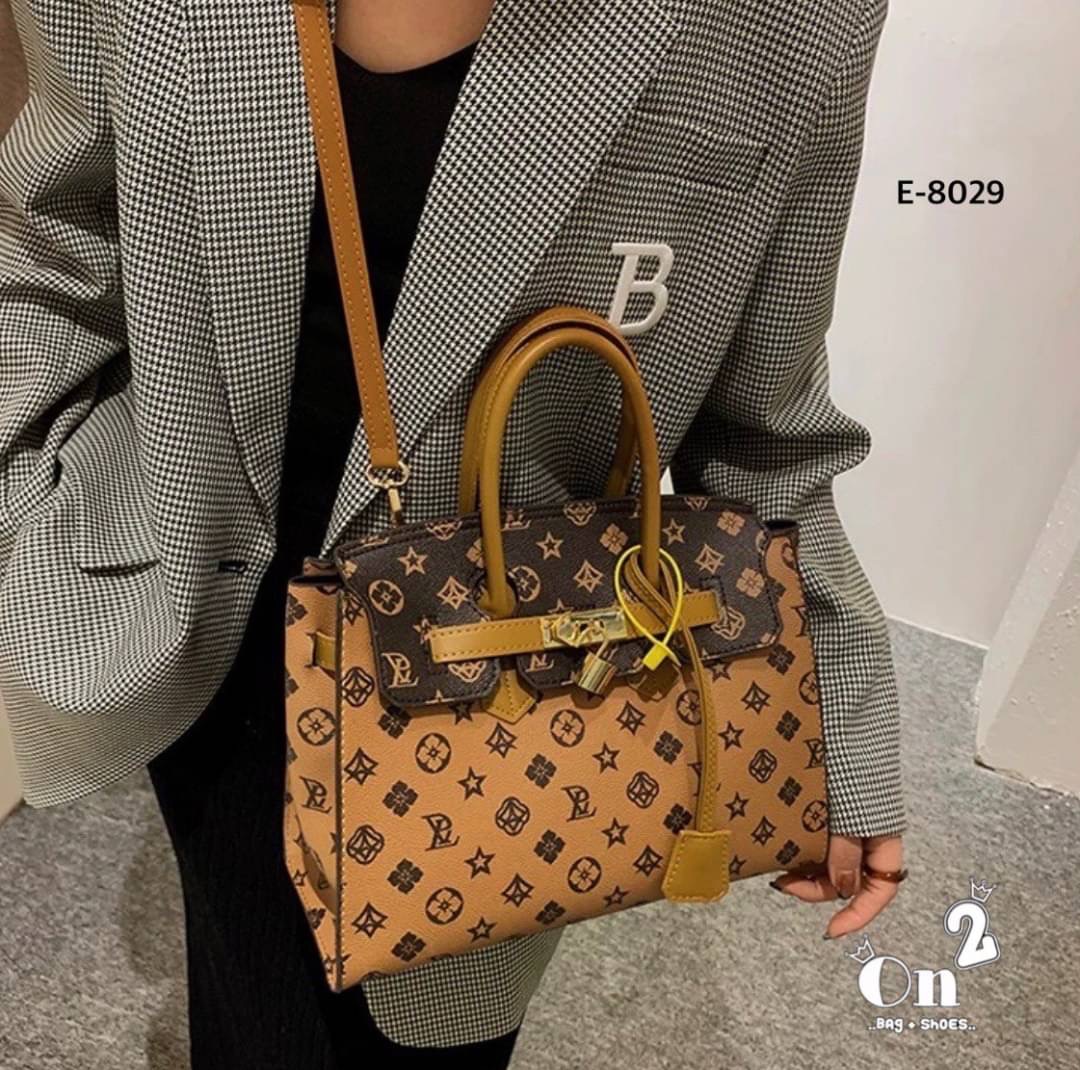 New arrivals กระเป๋าสะพายมาใหม่ ทรง Birkin งานสไตล์แบรนด์ เปิดหน้าอะไหล่ทอง สายสะพายยาวแบบครอสบอดี้