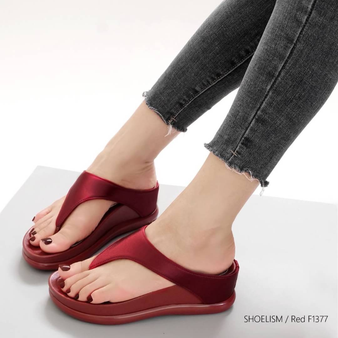 รองเท้าหูคีบลำลอง เพื่อสุขภาพพื้นนิ่ม เบาสบายเหมาะงานรักสุขภาพ ด้านหน้าเรียบสวยหรู สาวๆๆไม่ควรพลาดกันคร้าา งานสวย นิ่ม ขอบอกเลย