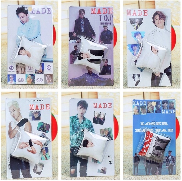 พร้อมส่ง พวงกุญแจหมอน MADE (ระบุเมน)